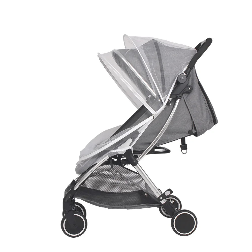 Baby Stroller Mosquito Net Full Cover Universal Summer Mesh Zipper Mosquito Insect Prevention Protection Bebies Pram Accessories