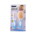 2Pcs Infant Bathing Brush Set Baby Showering Tool Includes Soft Hair Comb & Bath Brush for Sensitive Skin Care A2UB